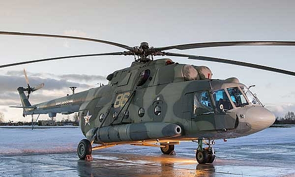 Một chiếc trực thăng Mi-8.