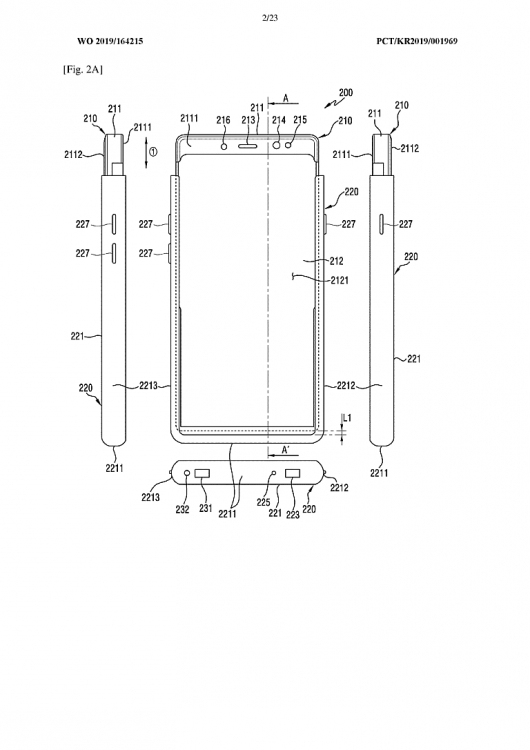 samsung co the sap ra mat smartphone so huu man hinh truot