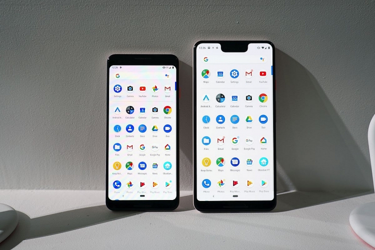 google trinh lang bo doi pixel 3 va 3 xl voi man hinh tai tho