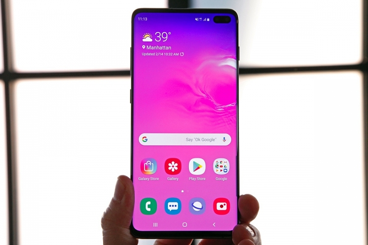 smartphone samsung voi camera chim lo dien