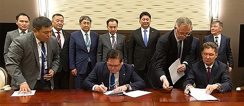 gazprom va mong co ky bien ban ghi nho ve duong ong sila siberia 2