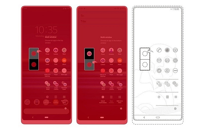 sony sap cong bo smartphone co man hinh duc lo