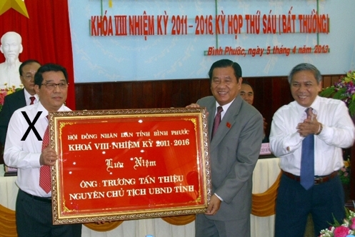 Ông Trương Tấn Thiệu lọt vào "bảng phong thần" 17 quan chức