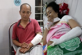 Truy bắt băng “xả dao” vợ chồng chủ cửa hàng thời trang