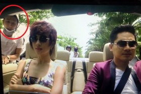 Diễn viên đang đóng phim thì bị cướp