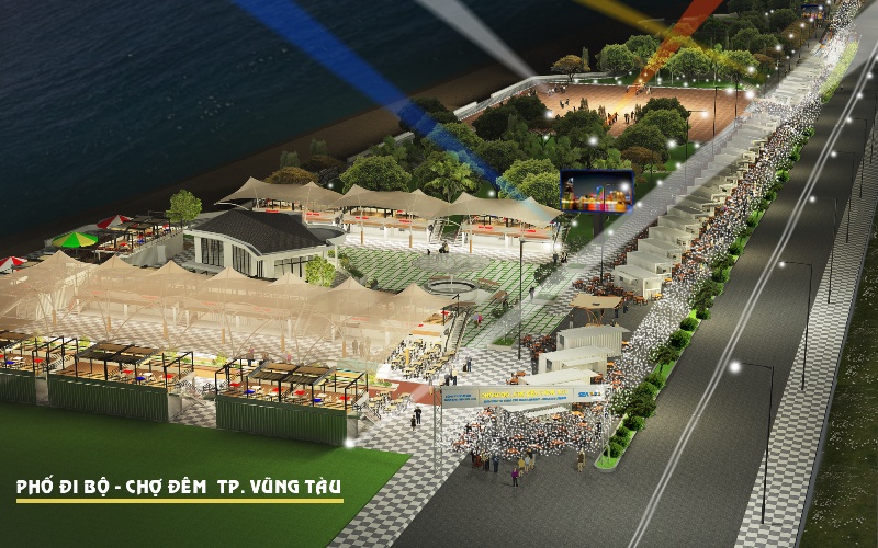 Vũng Tàu sắp có phố đi bộ vung tau sap co pho di bo