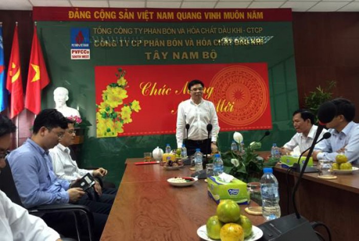 Lãnh đạo PVN thăm và chúc tết PVFCCo SW