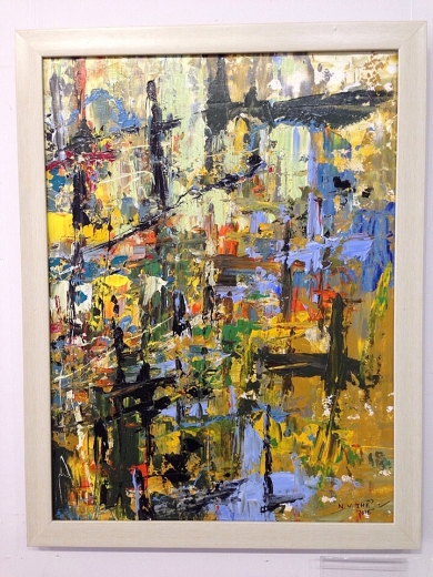 tp hcm man nhan voi loat tranh ve cua 9 hoa si ha noi