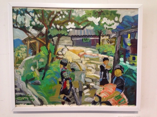 tp hcm man nhan voi loat tranh ve cua 9 hoa si ha noi