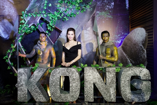 chay lon o buoi ra mat phim kong skull island