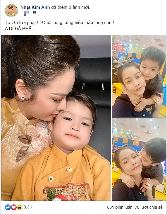 Nhật Kim Anh thắng kiện, giành được quyền nuôi con