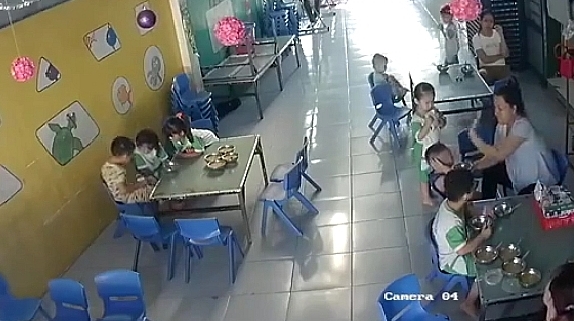 Long An: Sở GD&ĐT xác minh vụ bạo hành trẻ em ở mầm non Hoa Bách Hợp