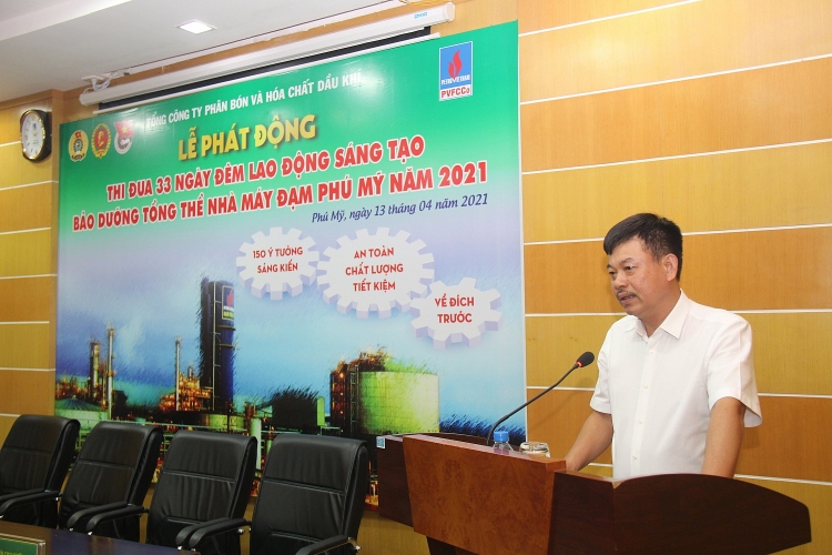 Phát động thi đua 33 ngày đêm bảo dưỡng tổng thể Nhà máy Đạm Phú Mỹ