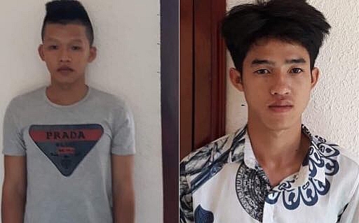 tien giang bat 2 thanh nien cuop tui xach giua ban ngay