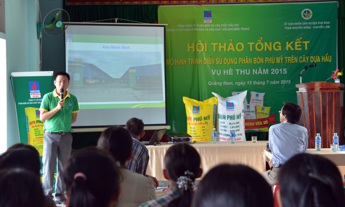 Cây dưa hấu ưa phân bón Phú Mỹ!
