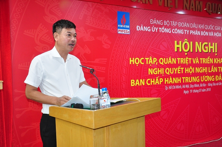 pvfcco to chuc hoc tap quan triet va trie n khai nghi quyet trung uong 7