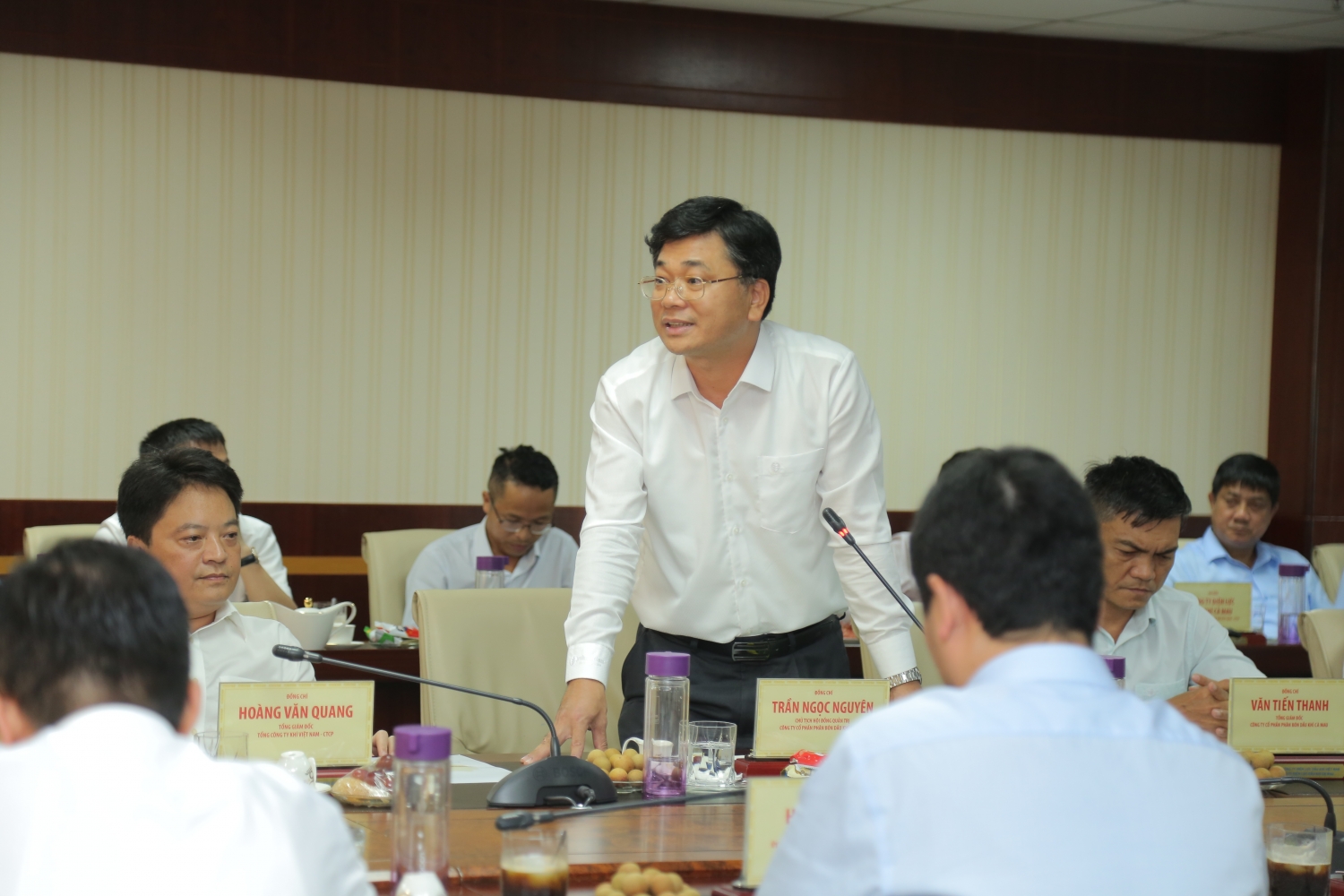 Chủ tịch Uỷ Ban Quản lý vốn Nhà nước thăm và làm việc tại Cụm Khí   Điện - Đạm Cà Mau