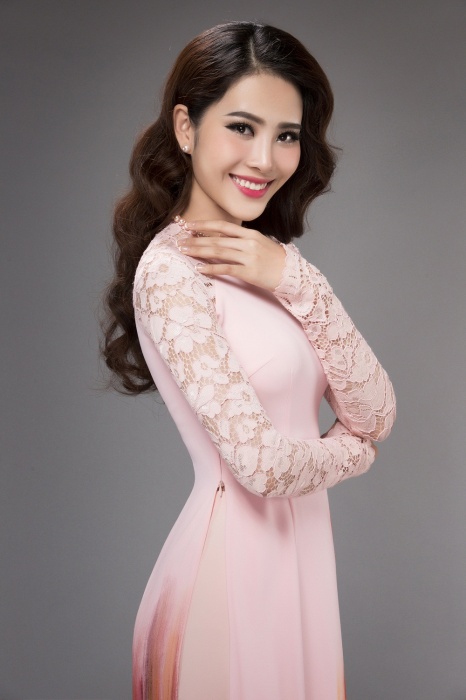 Hoa khôi Nam Em mang áo dài Việt đến Miss Earth 2016 tin nhap 20160806073719