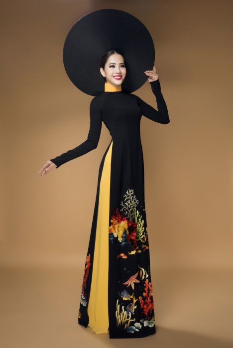 Hoa khôi Nam Em mang áo dài Việt đến Miss Earth 2016 tin nhap 20160806073719