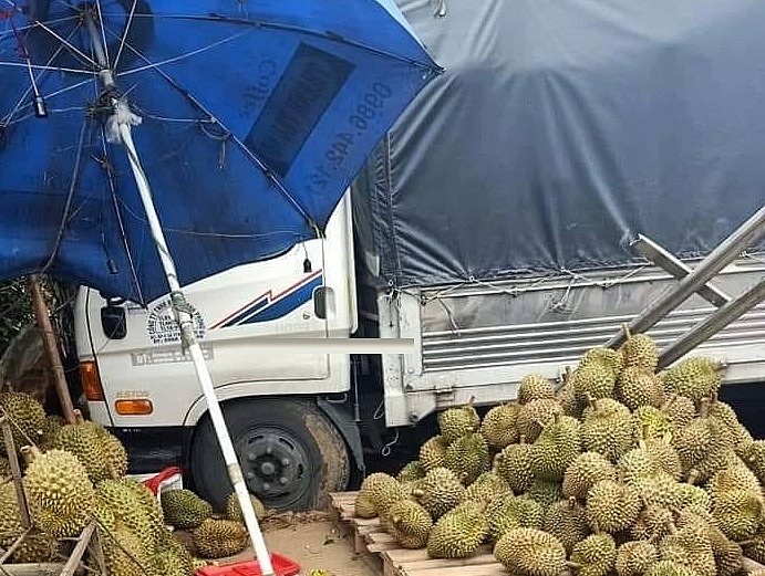 tien giang mot phu nu bi oto tai tong chet khi dang di bo