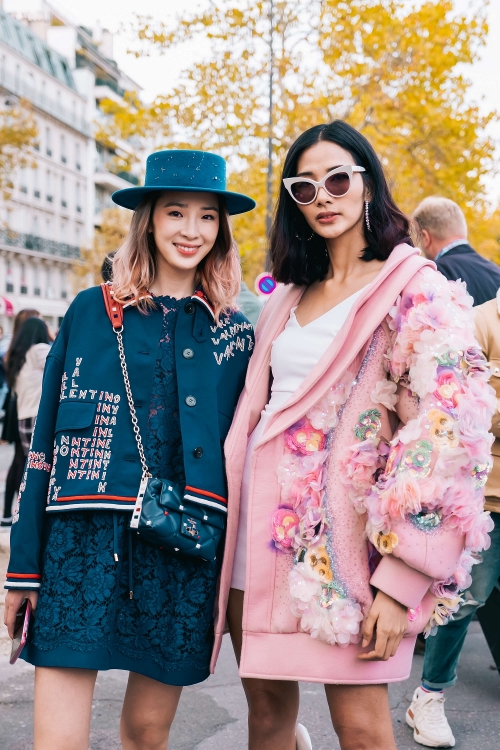 a hau hoang thuy long lay trong buoi ra mat xe vinfast tai paris