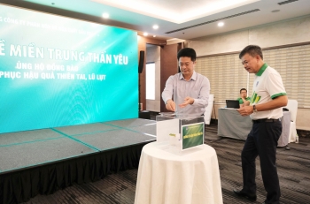 Tập thể PVFCCo cùng hướng về miền Trung thân yêu