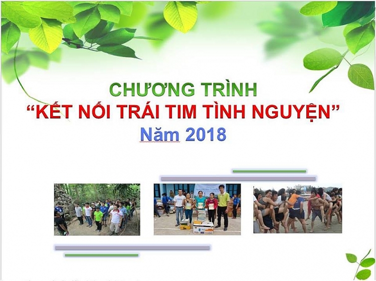 khoi dong chuong trinh ket noi trai tim tinh nguyen 2018