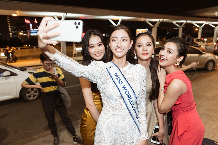 Hoa hậu Lương Thùy Linh chính thức sang Anh tham dự Miss World 2019