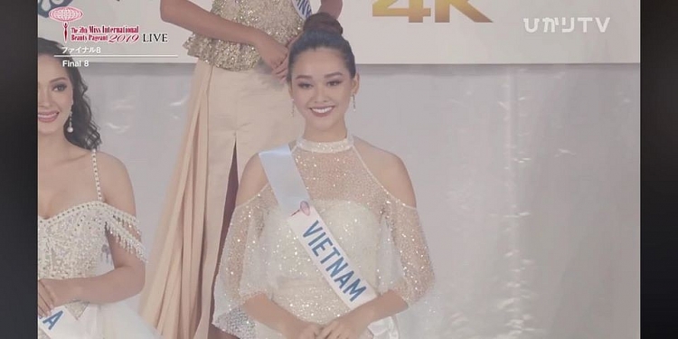 Á hậu Tường San bất ngờ “ẵm” thành tích mới hậu Miss International 2019