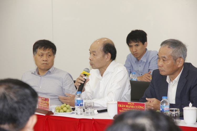 Chủ tịch HĐTV Petrovietnam Hoàng Quốc Vượng làm việc với Phú Quốc POC và SW POC