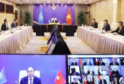 Thủ tướng Chính phủ Nguyễn Xuân Phúc tham dự phiên Thảo luận mở Cấp cao trực tuyến của Hội đồng Bảo an Liên hợp quốc