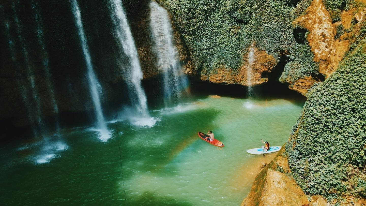 SUP rowing - A new experience on Moc Chau plateau