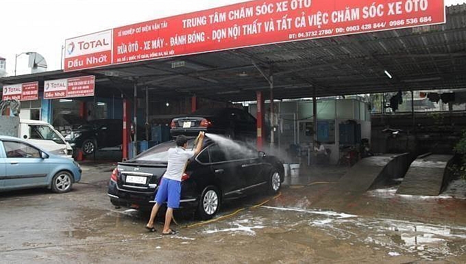 bo tai chinh de xuat tang phi nuoc thai doi voi co so rua xe o to xe may benh vien