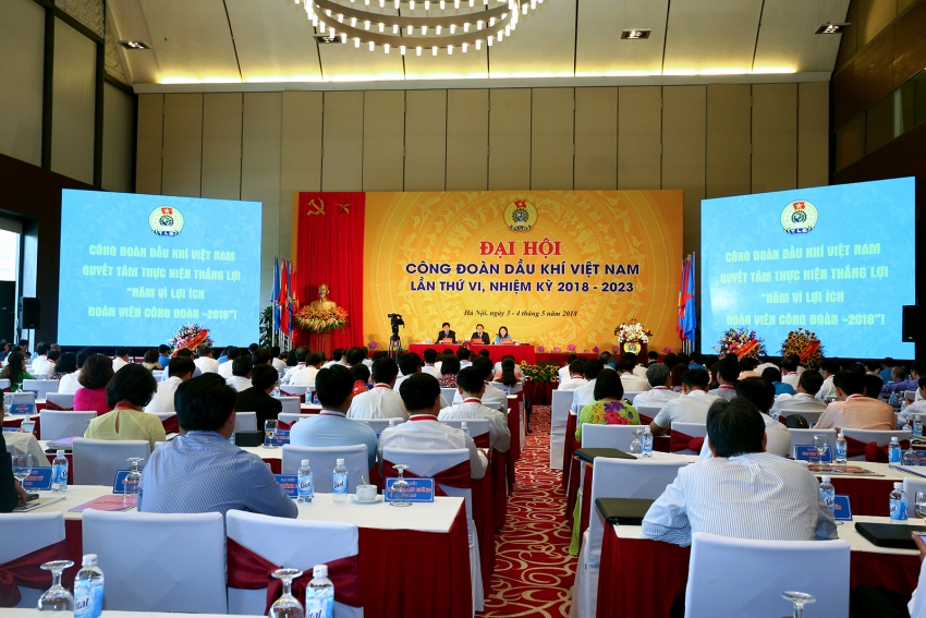 be mac dai hoi cong doan dau khi viet nam lan thu vi nhiem ky 2018 2023