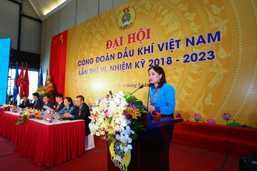 be mac dai hoi cong doan dau khi viet nam lan thu vi nhiem ky 2018 2023