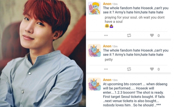 bts lai bi doa giet trong concert
