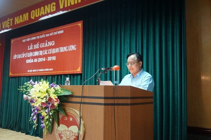 be giang lop cao cap ly luan chinh tri cac co quan trung uong khoa 45