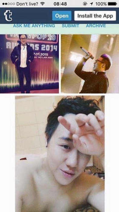 lo anh sex cua trung quan idol