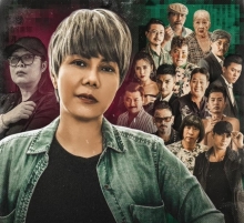 viet huong hoa ba me mu trong web drama dip halloween