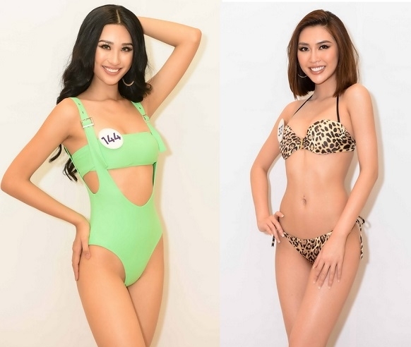 Dàn thí sinh Hoa hậu Hoàn vũ Việt Nam khoe vẻ gợi cảm với bikini