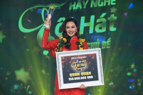 Hà Thúy Anh giành giải quán quân "Hãy nghe tôi hát 2019" ha thuy anh gianh quan quan hay nghe toi hat nhac si chu de 2019