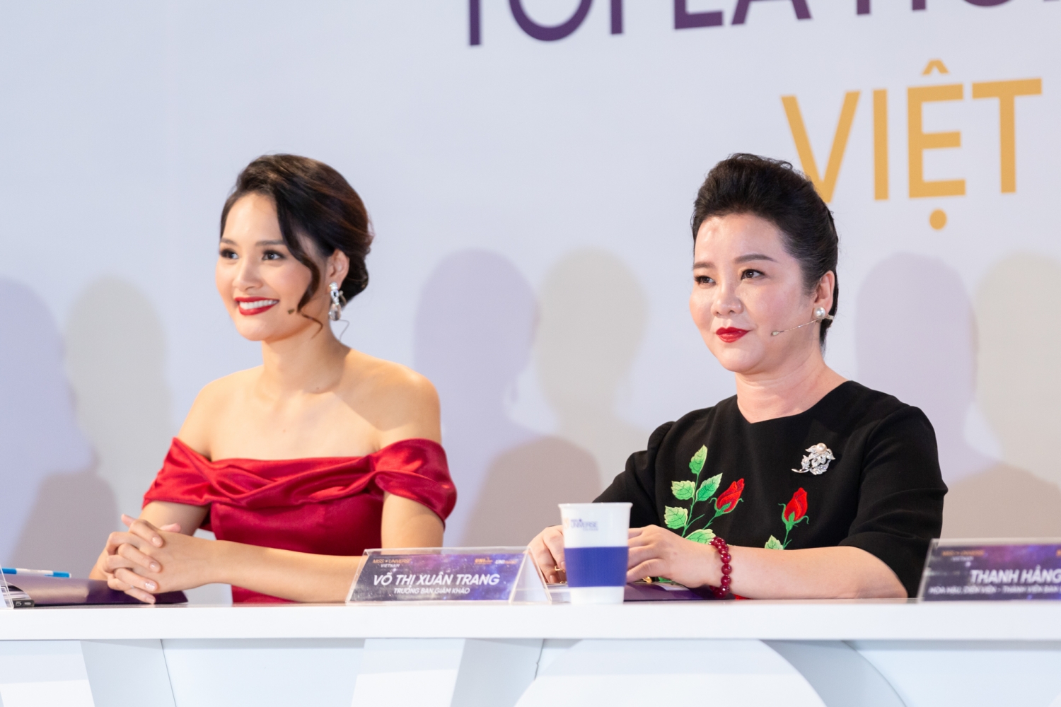 thuy van bat khoc vi bi hoa hau huong giang mang xuat hien nhu celeb
