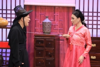 Hồ Quỳnh Hương nhiều lần khiến Trường Giang "cứng họng" tại Ơn giời