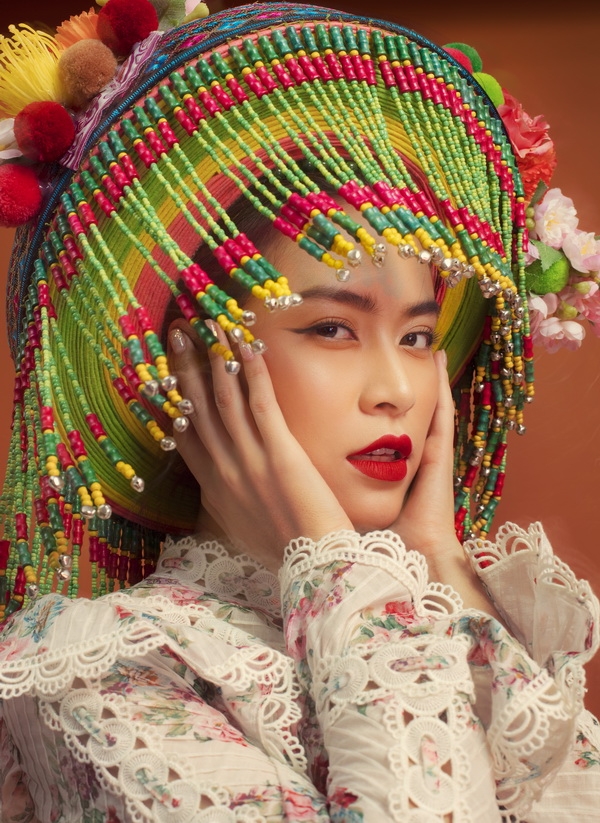 hoang thuy linh dung nhieu ca dao tuc ngu trong album moi