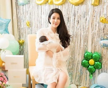 Diệp Lâm Anh sinh con trai với chồng thiếu gia