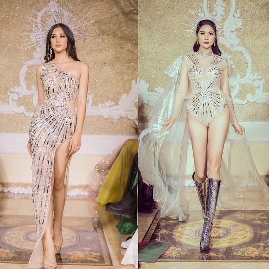 Hoa hậu Tiểu Vy, Hoàng Hạnh hóa nữ thần trên sàn catwalk