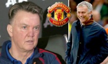 nong van gaal len giam doc mourinho ngoi ghe nong old trafford