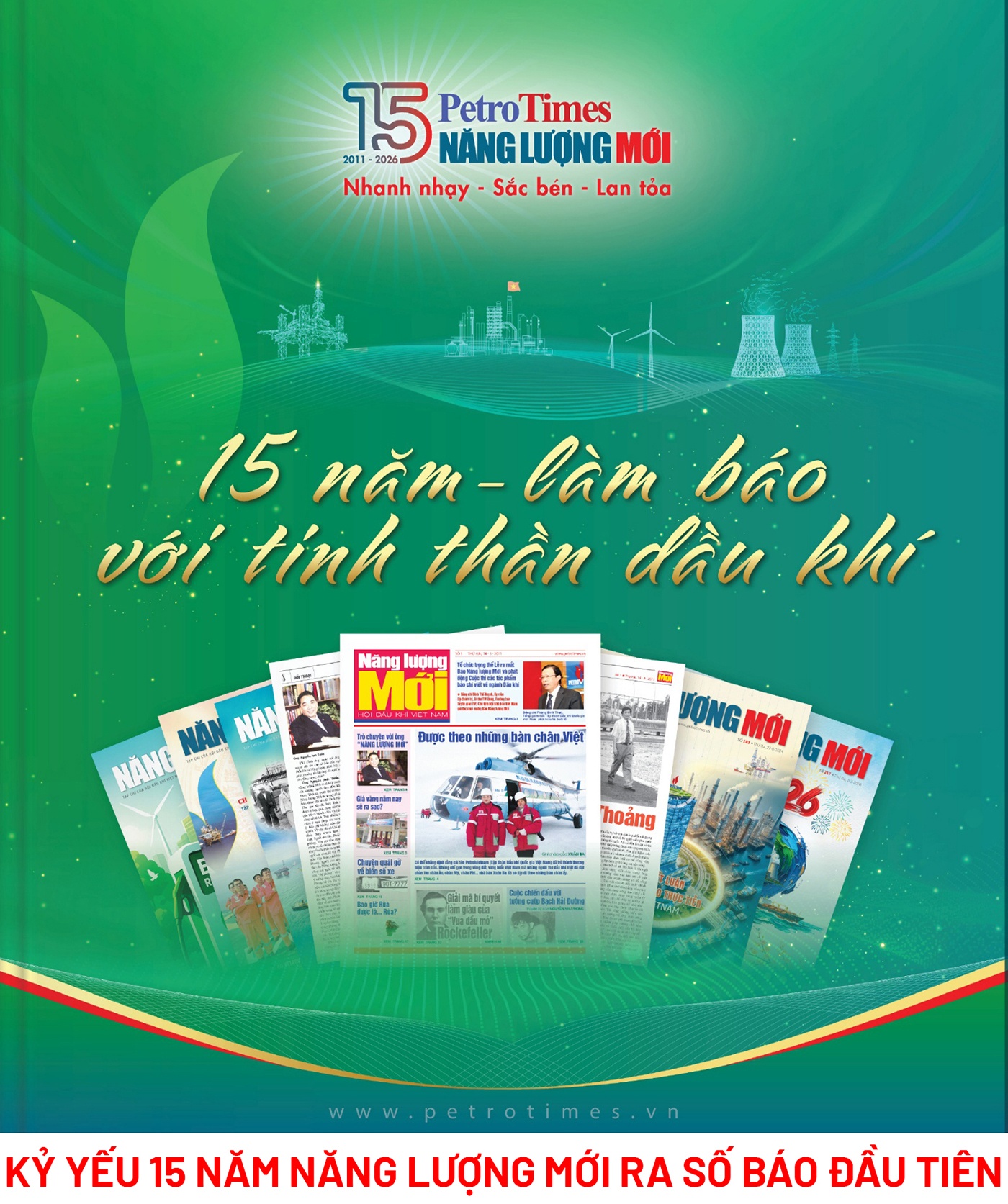 Kỷ yếu 15 năm Tạp chí Năng lượng Mới - PetroTimes