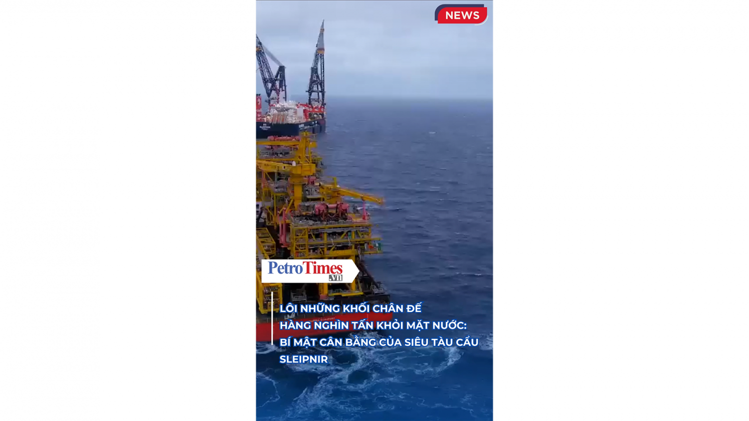 Bí mật cân bằng của siêu tàu cẩu Sleipnir