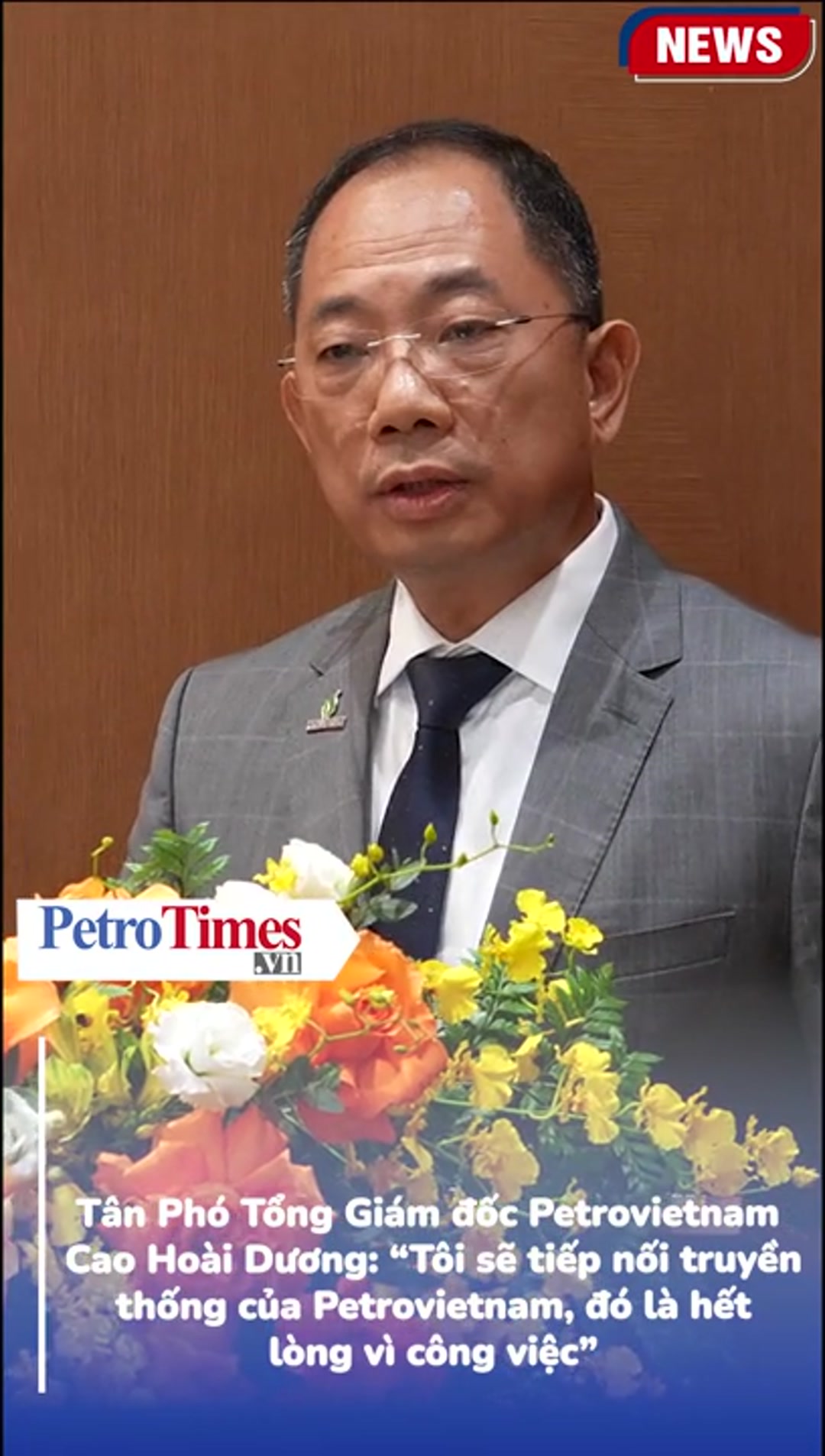 Đồng chí Cao Hoài Dương giữ chức Phó Tổng Giám đốc Petrovietnam